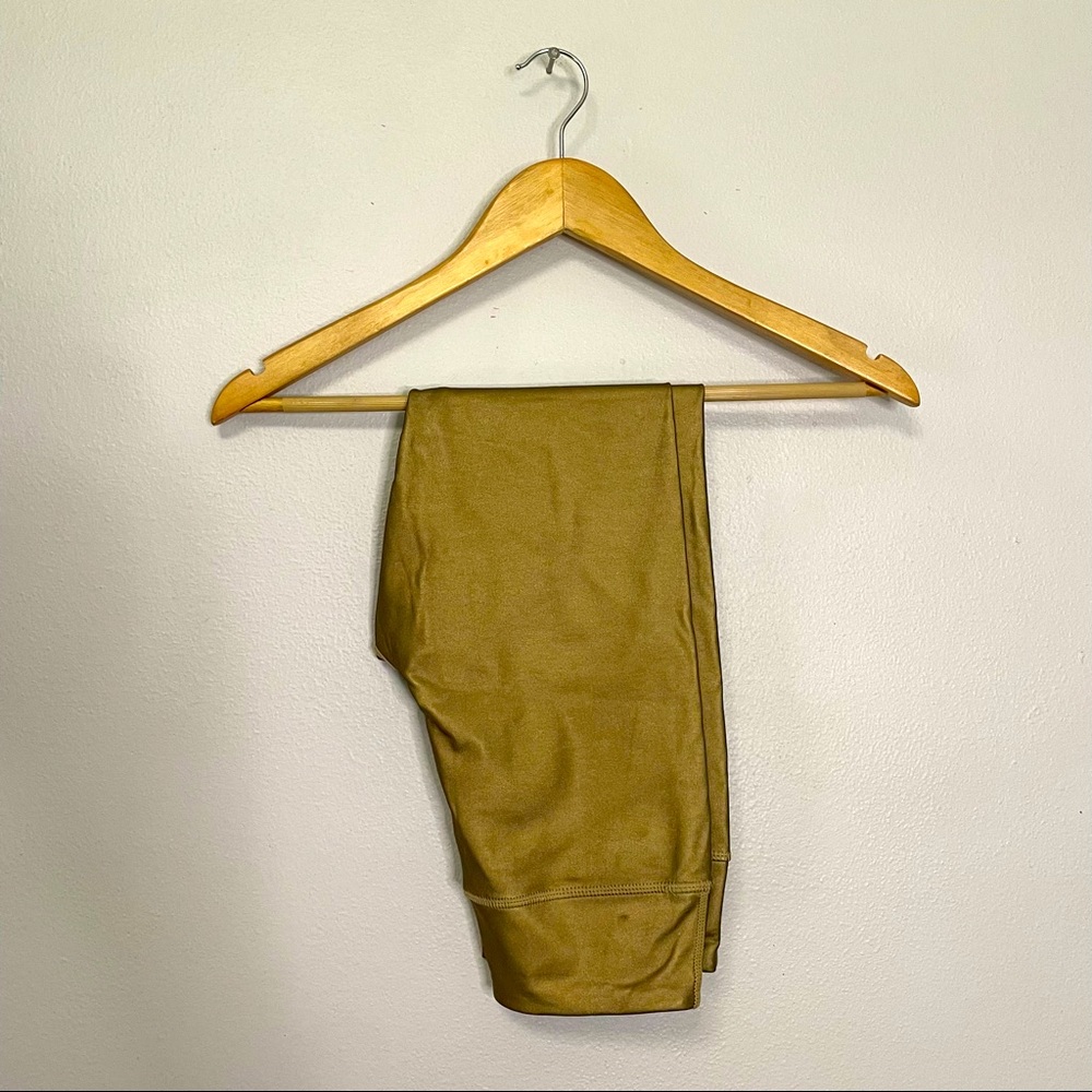 Zella Gold Bronze Metallic Leggings - Burning Man Festival